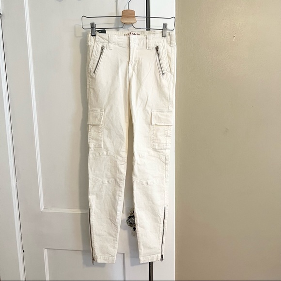 J brand maverick cargo jeans in white utility skinny - Picture 2 of 10